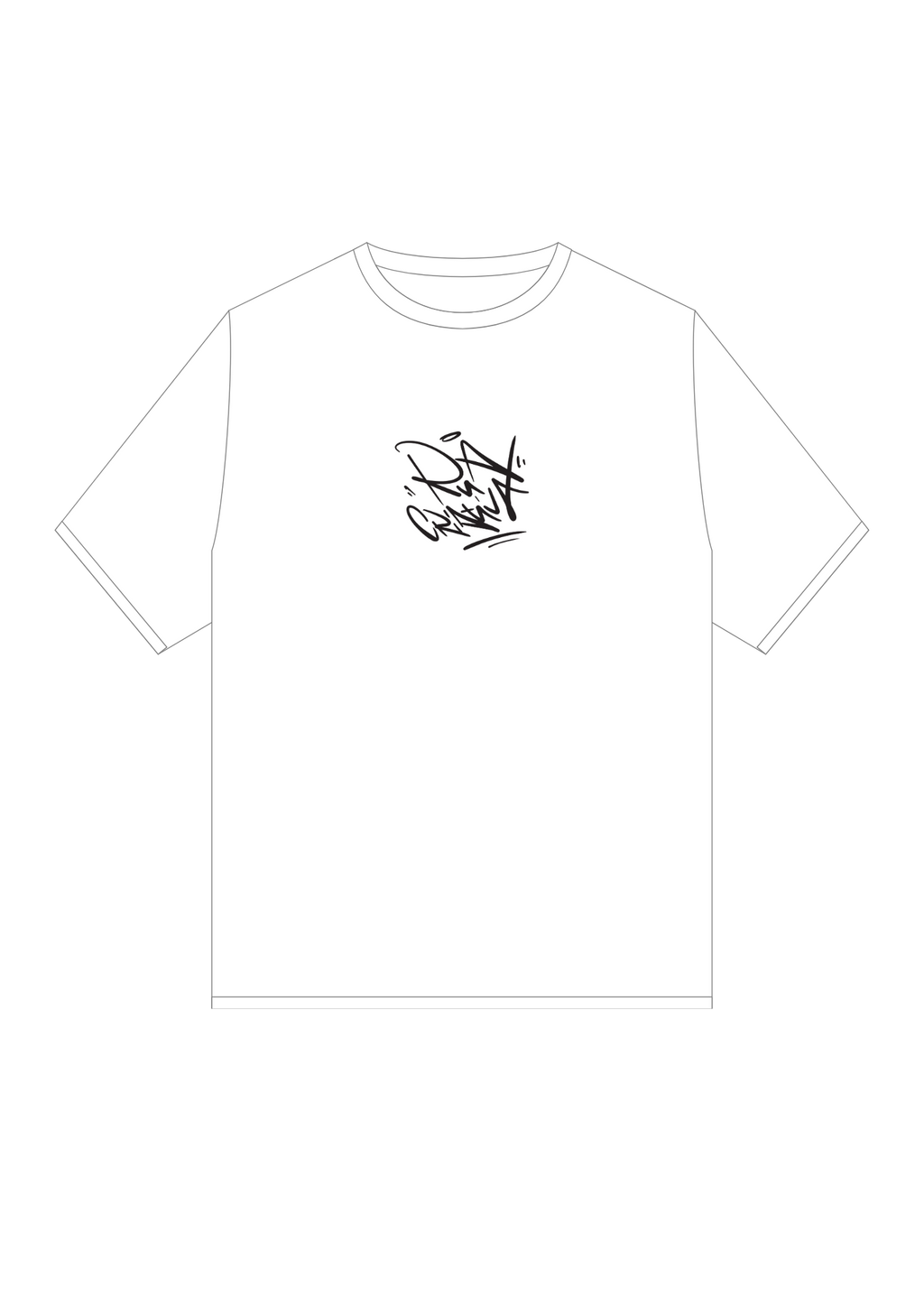 Tshirt Oversized "Graffiti" Rua Criativa
