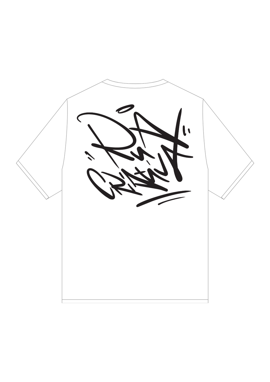 Tshirt Oversized "Graffiti" Rua Criativa