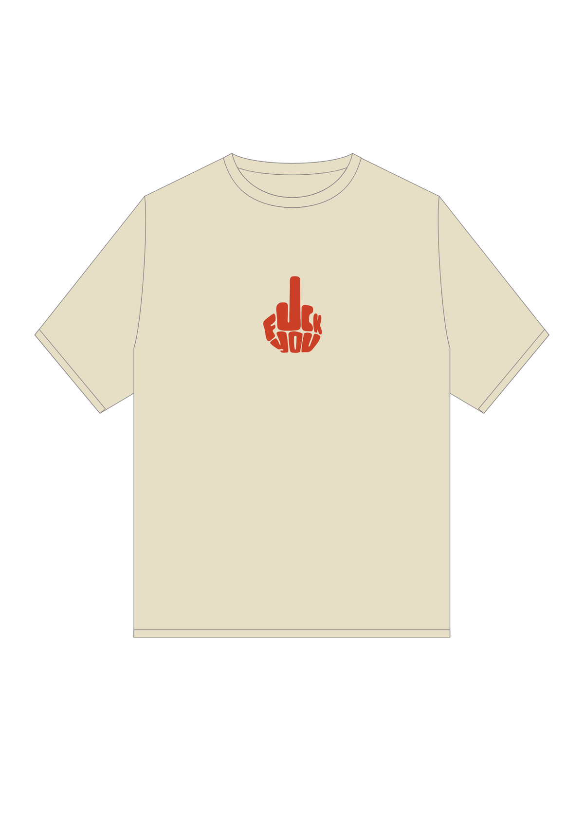T-shirt Oversized “Não Me Fodam a Cabeça”
