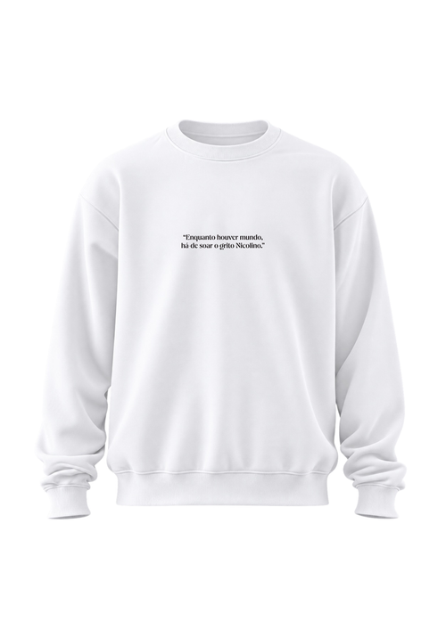 Sweat Nicolinas 2026 – Branca