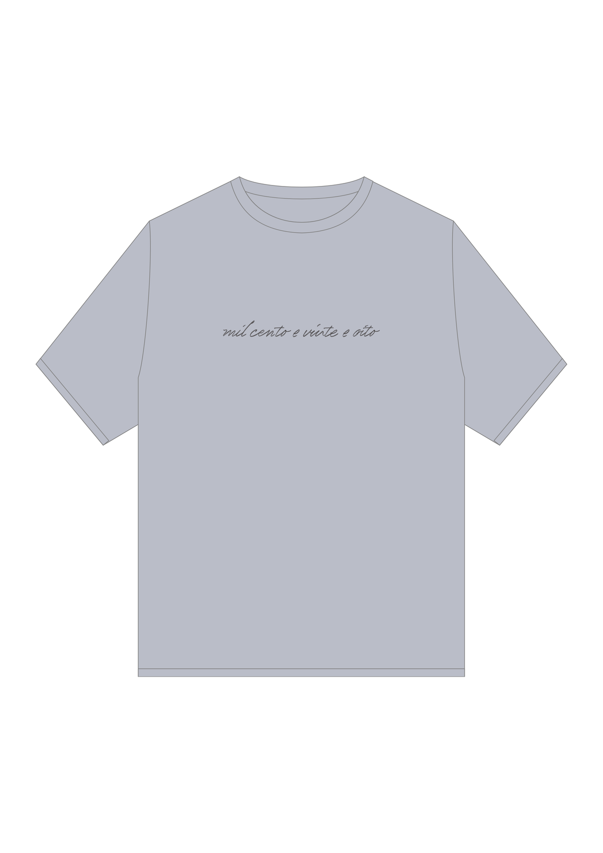 T-shirt Regular “Mil Cento e Vinte e Ouito”