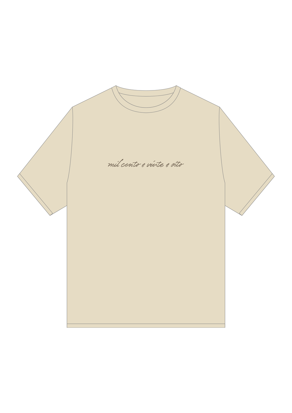 T-shirt Regular “Mil Cento e Vinte e Ouito”