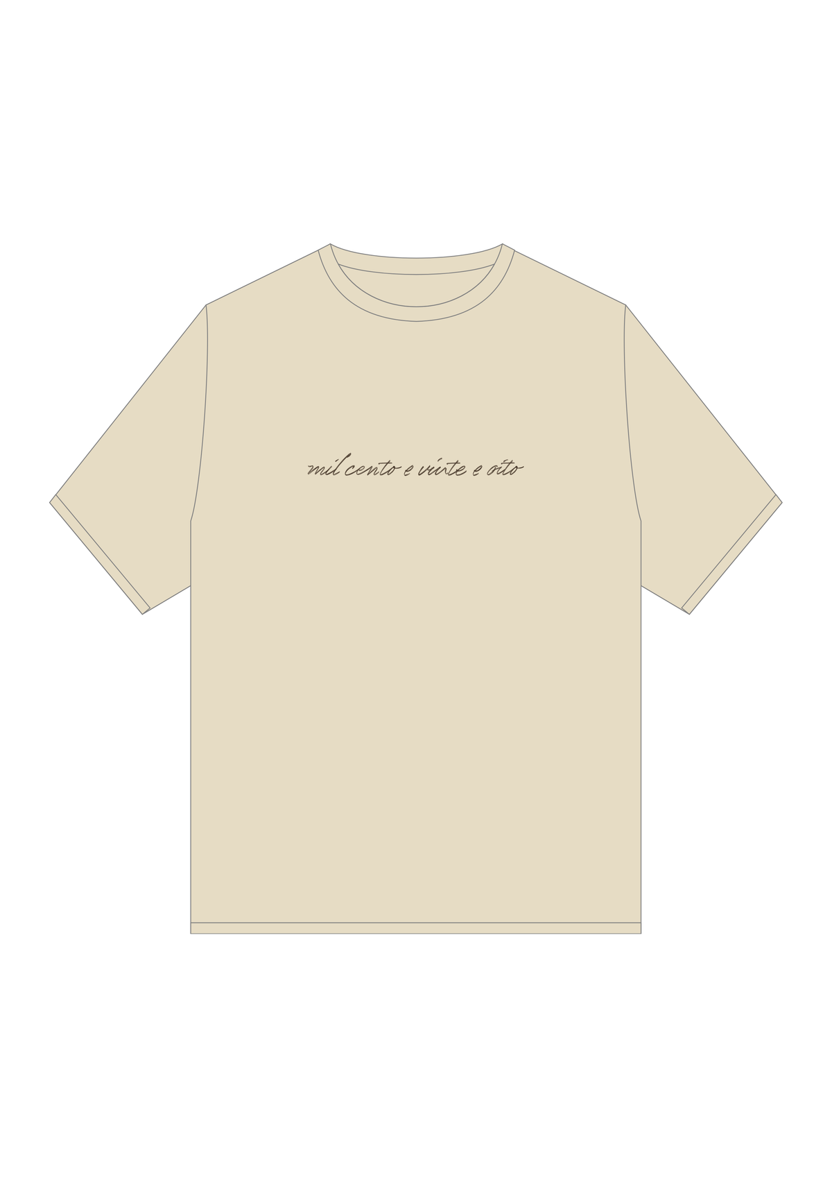 T-shirt Regular “Mil Cento e Vinte e Ouito”