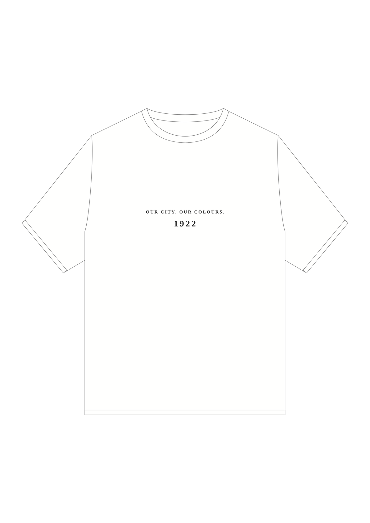 T-shirt Regular “T-shirt Our City Our Colours. ”