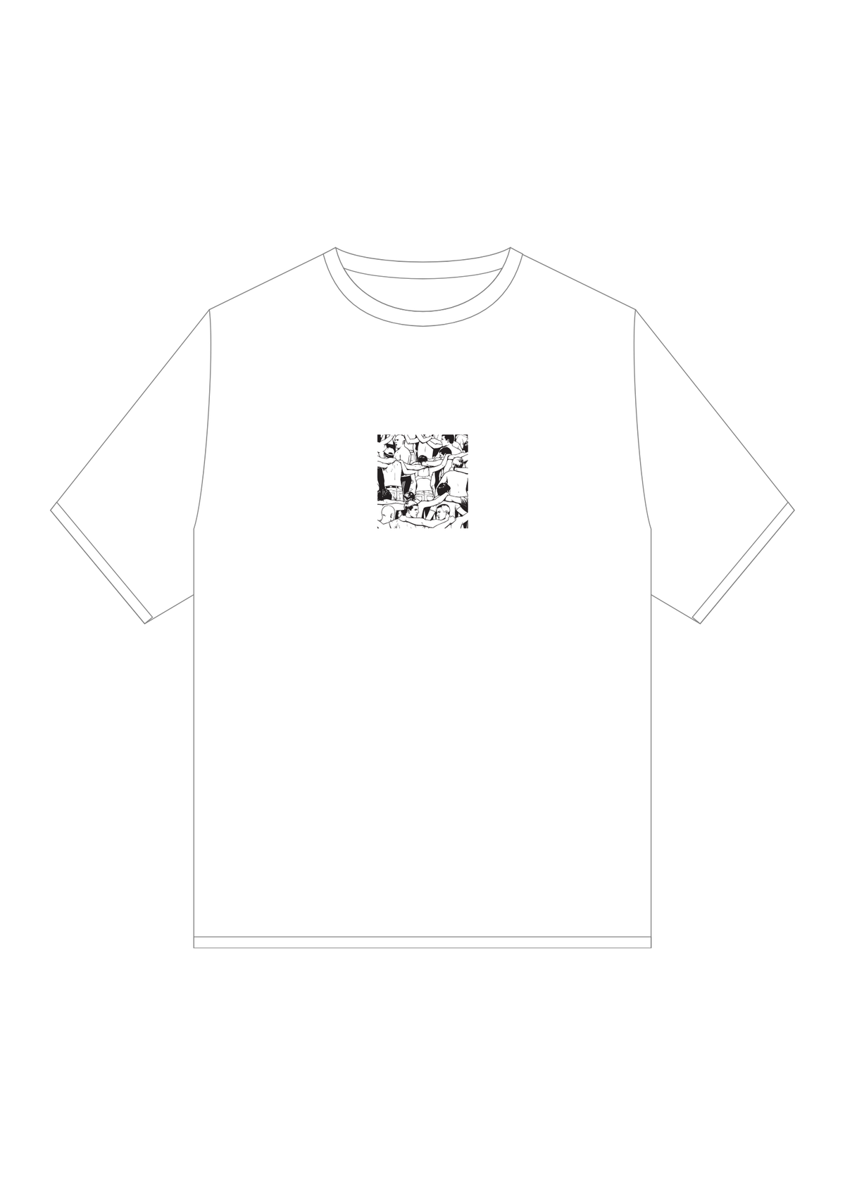 T-shirt Regular “The Terrace Is Hers Too”
