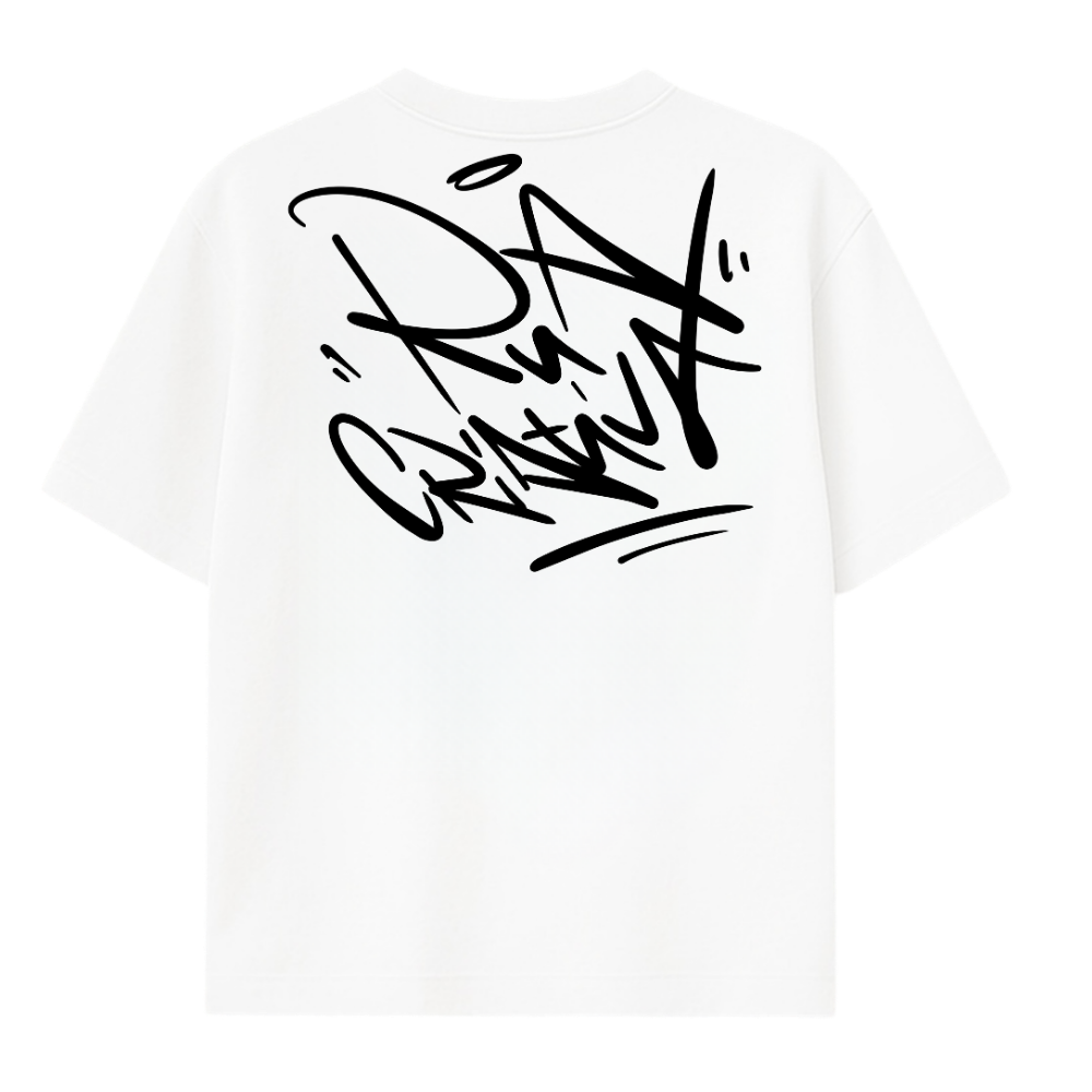 Tshirt Oversized "Graffiti" Rua Criativa
