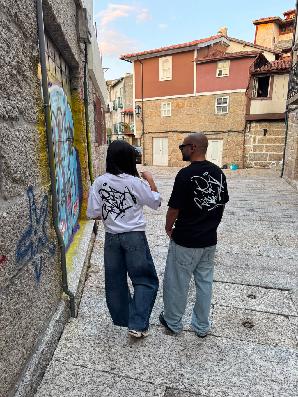 Tshirt Oversized "Graffiti" Rua Criativa